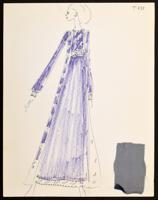 Karl Lagerfeld Fashion Drawing - Sold for $1,300 on 04-18-2019 (Lot 99).jpg